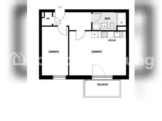 Wohnung zur Miete Tauschwohnung 500 € 2 Zimmer 50 m² Sasel Hamburg 22045