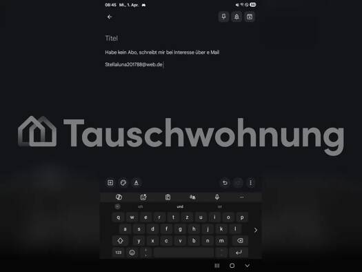 Studio zur Miete Tauschwohnung 250 € 1 Zimmer 32 m² 4. Geschoss Alt-Hohenschönhausen Berlin 10315