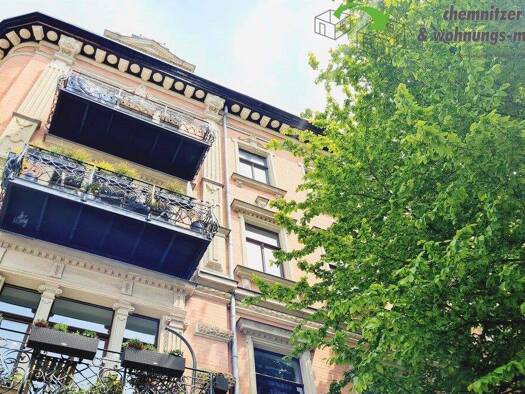 Wohnung zum Kauf 82.900 € 2 Zimmer 59,5 m² 1. Geschoss Weststraße 39 Kaßberg Chemnitz / Kaßberg 09112