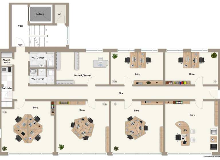 Büro zur Miete provisionsfrei 3.239 € 6 Zimmer Leiterstraße 12 Altstadt Magdeburg 39104