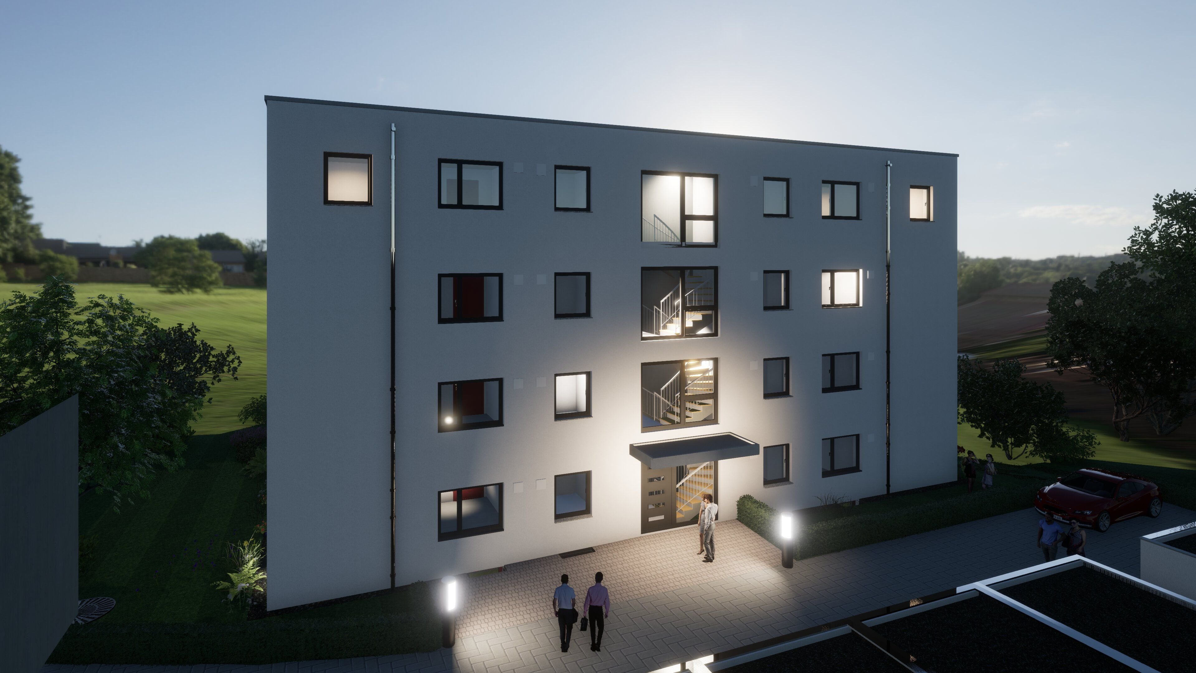 Wohnung zum Kauf provisionsfrei als Kapitalanlage geeignet 352.000 € 3 Zimmer 83,3 m²<br/>Wohnfläche Langer Rain 15 Oeslau Rödental 96472