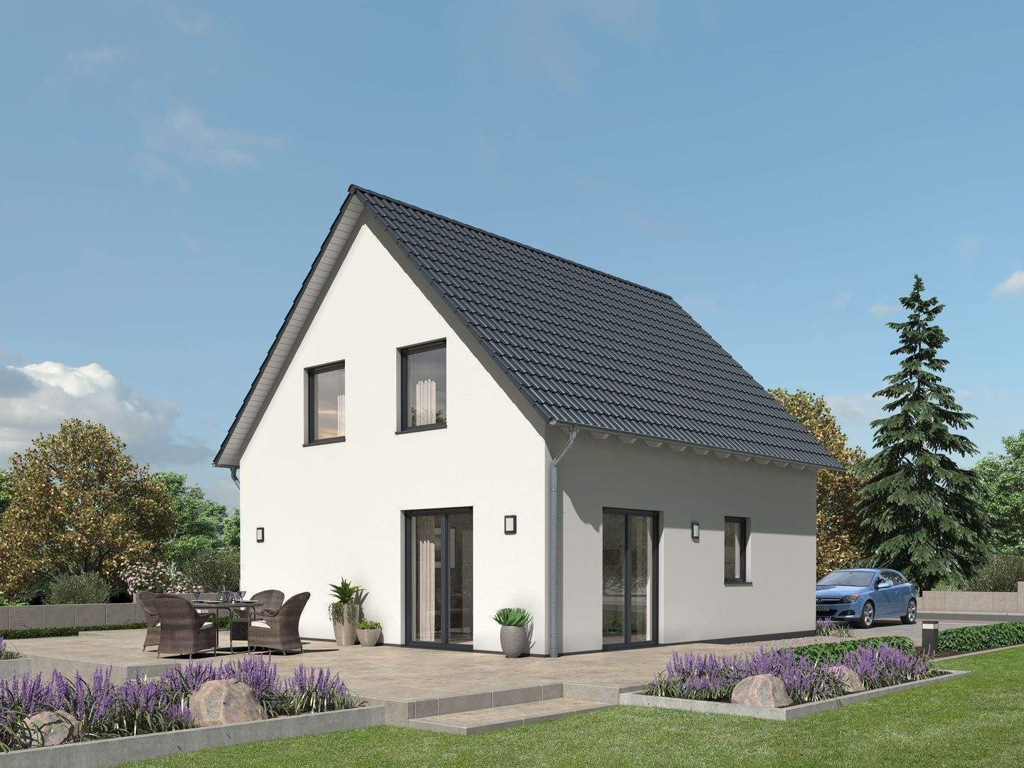 Immobilie in Ilmtal-Weinstraße - Schlüsselfertiges Massivhaus inklusive Grundstück in 99510 Ilmtal-Weinstraße OT Liebstedt - Bild 1