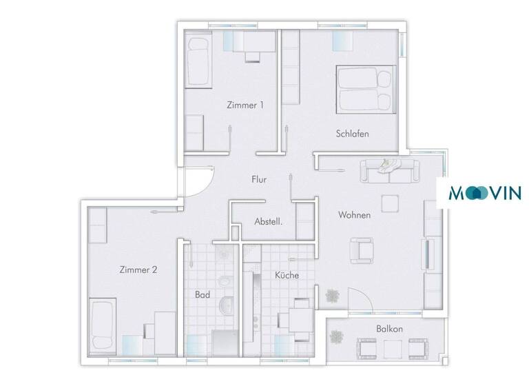 Studio zur Miete 870 € 4 Zimmer 91,7 m² 2. Geschoss frei ab 16.03.2026 Gartenstraße 10 Wismar-Nord Wismar 23970
