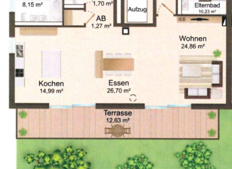 Terrassenwohnung zur Miete 1.940 € 4 Zimmer 161 m² frei ab sofort Myllendonker Straße 170 Lürrip Mönchengladbach 41065