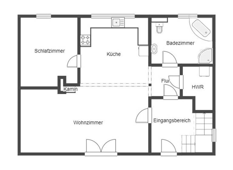 Einfamilienhaus zum Kauf 209.000 € 4 Zimmer 120,2 m² 1.610,2 m² Grundstück Leopoldshagen 17375