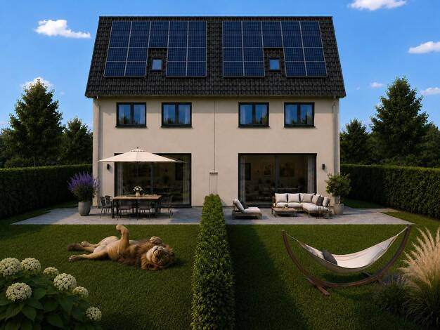 Doppelhaushälfte zum Kauf - Erstbezug 789.100 € 5 Zimmer 143 m² 243 m² Grundstück Jugenheim Seeheim-Jugenheim 64342