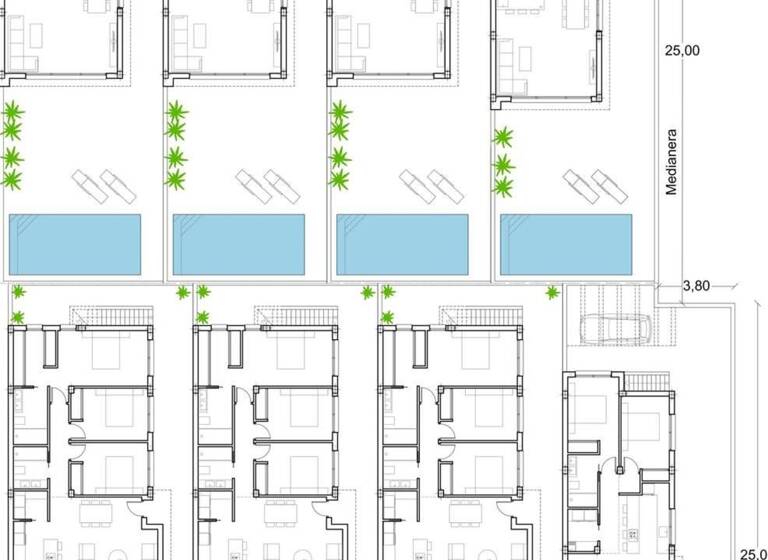 Villa zum Kauf provisionsfrei 429.000 € 4 Zimmer 115 m² 195 m² Grundstück Los Alcázares 30710