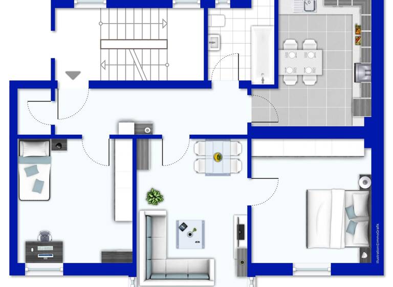 Wohnung zum Kauf 175.000 € 3 Zimmer 77 m²<br/>Wohnfläche Kupferdreh Essen 45257