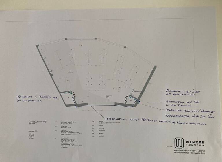 Büro zur Miete 1 Zimmer 114 m² Bürofläche Pachergasse 8 Steyr 4400