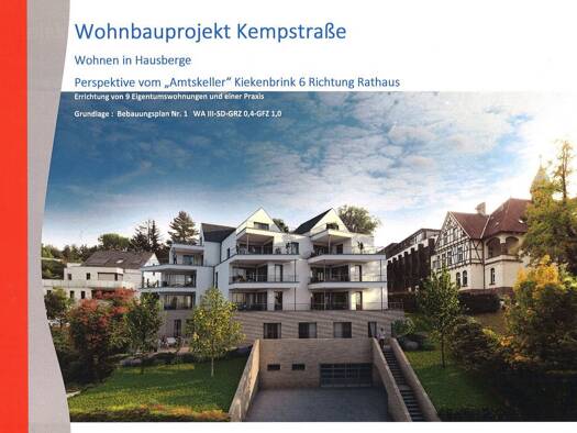 Wohnung zum Kauf 352.910 € 2 Zimmer 79,9 m² 1. Geschoss Hausberge Porta Westfalica 32457