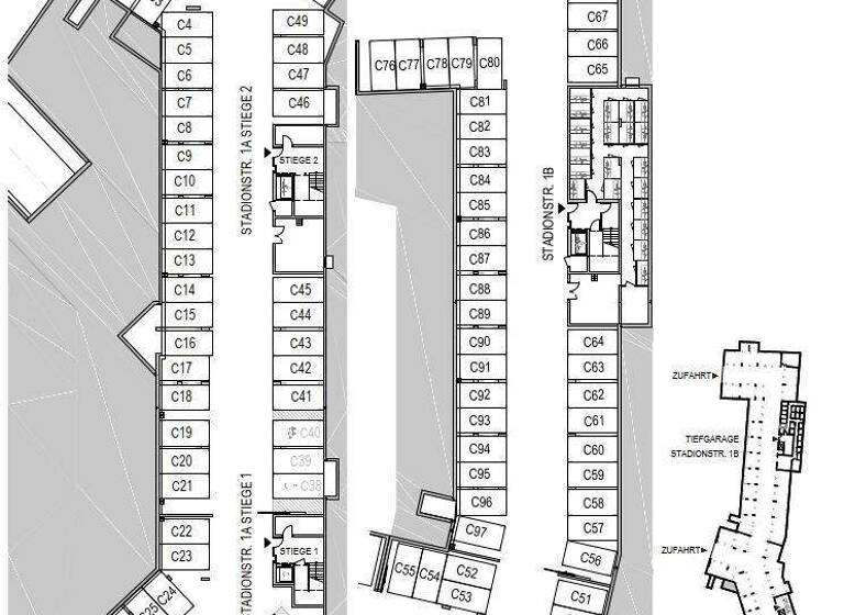 Wohnung zur Miete - Erstbezug 1.042 € 3 Zimmer 78,5 m² EG Stadionstraße Wiener Neustadt 2700