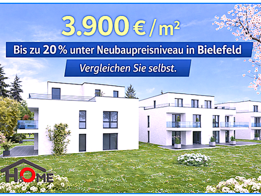 Wohnung zum Kauf provisionsfrei 313.500 € 3 Zimmer 80 m² frei ab 01.06.2026 Innenstadt Bielefeld 33602