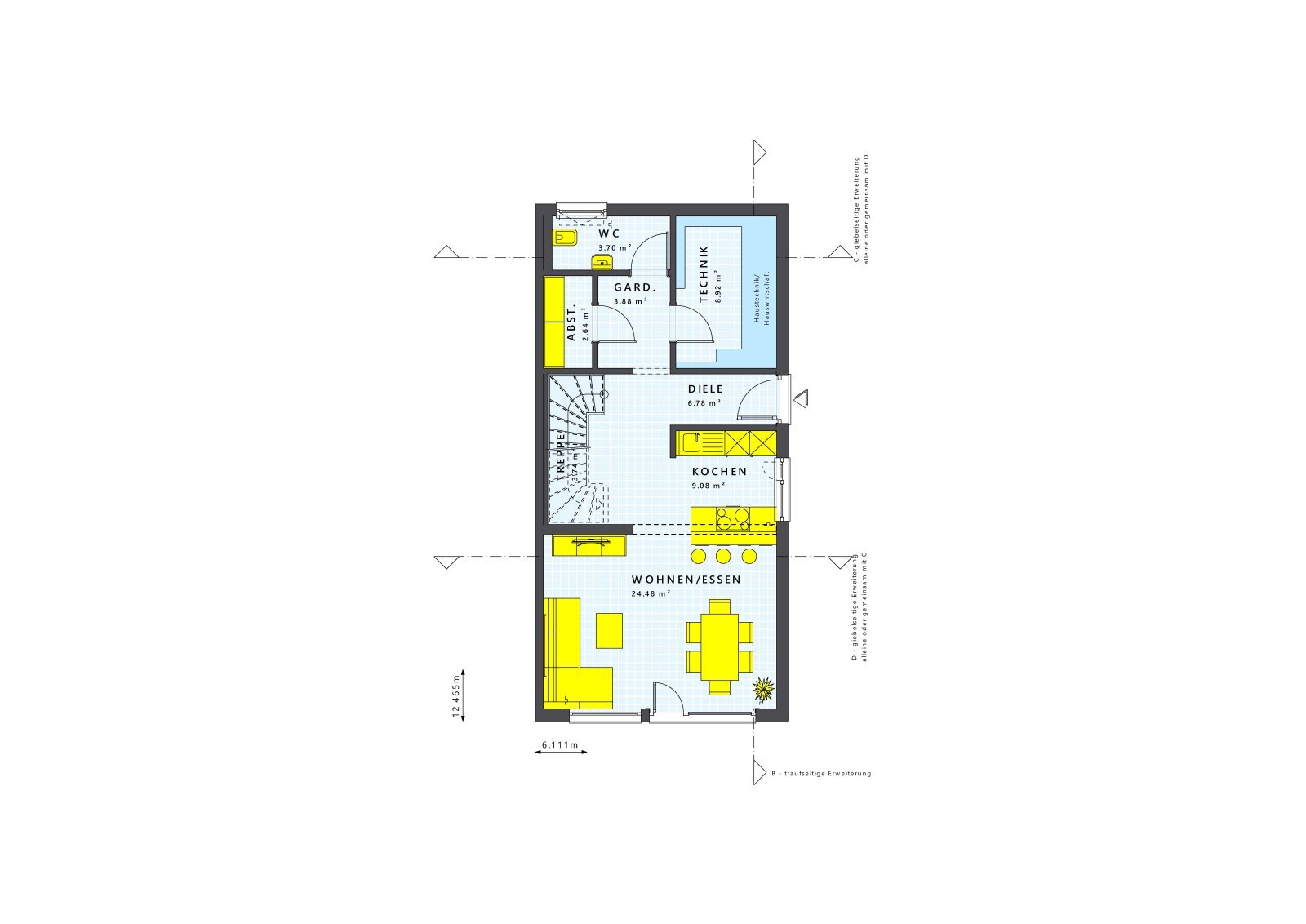 Doppelhaushälfte zum Kauf provisionsfrei 549.500 € 5 Zimmer 125 m²<br/>Wohnfläche 400 m²<br/>Grundstück Rümmingen 79595