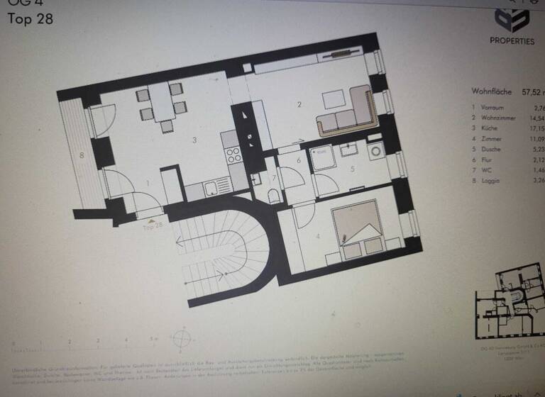 Terrassenwohnung zum Kauf - Erstbezug 454.408 € 2 Zimmer 57,2 m² frei ab 01.04.2026 Wien 1200
