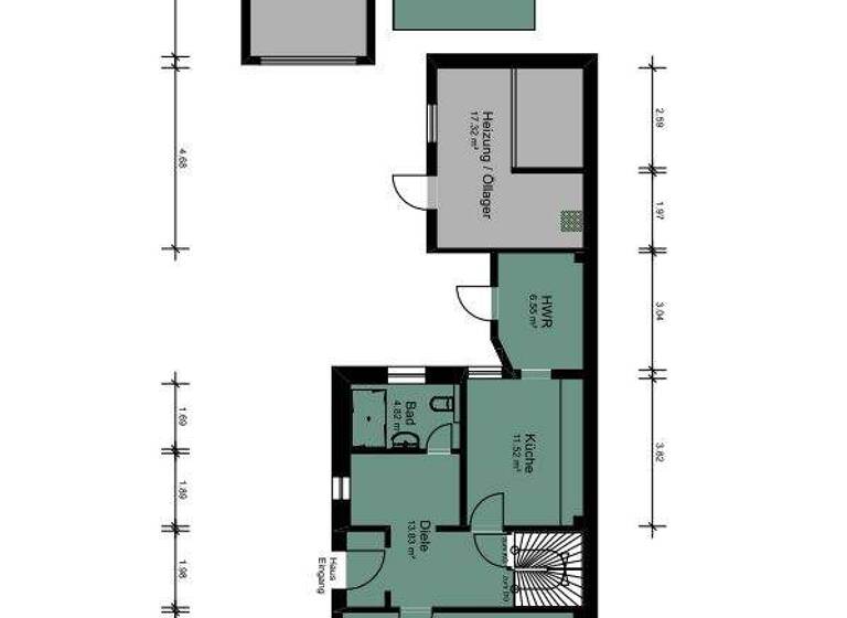 Reihenendhaus zum Kauf 499.000 € 4 Zimmer 129,5 m² 666 m² Grundstück Habenhausen Bremen 28279