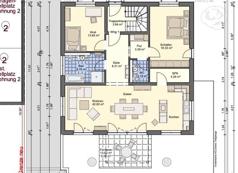 Wohnung zum Kauf provisionsfrei 1.050.000 € 3 Zimmer 108 m² EG Schwetzingen 68723