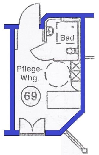 Wohnung zum Kauf 180.000 € 1 Zimmer 47 m²<br/>Wohnfläche Alterlangen Erlangen 91056