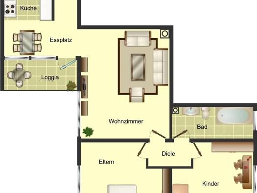 Wohnung zur Miete 829 € 3 Zimmer 75,3 m² 1. Geschoss frei ab 24.08.2026 Carl-von-Ossietzky-Straße 19 Garath Düsseldorf 40595