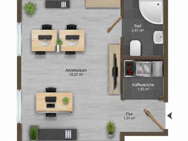 Loft zur Miete 550 € 1 Zimmer 22 m² Schulstraße Mitte Ludwigshafen am Rhein 67059