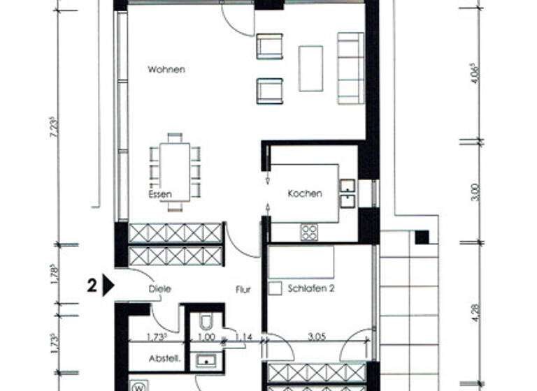 Wohnung zum Kauf provisionsfrei 610.000 € 3 Zimmer 122 m² EG Westfalenweg 231 Elberfeld Wuppertal 42111