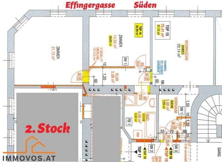 Wohnung zum Kauf - Erstbezug 348.800 € 2 Zimmer 76 m² Wien 16.,Ottakring 1160