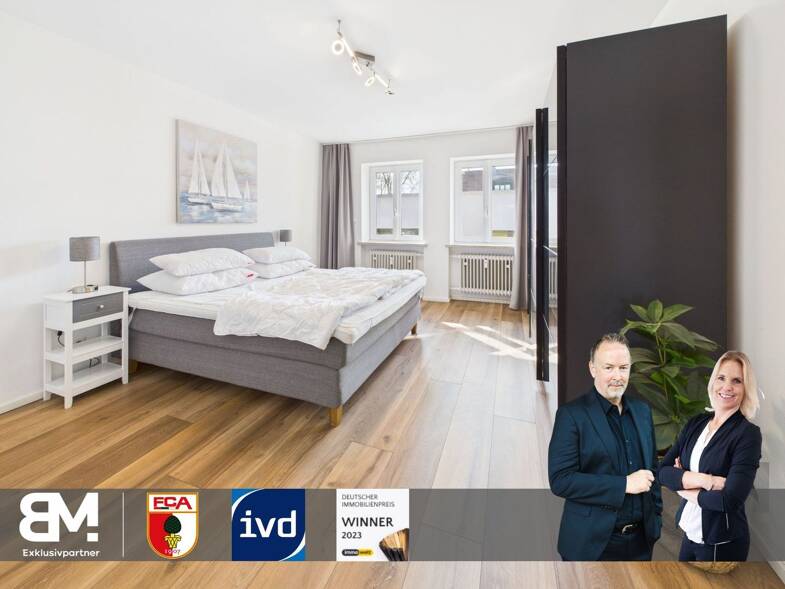 Wohnung zum Kauf 388.800 € 3 Zimmer 72 m² 1. Geschoss Am Schäfflerbach Augsburg 86153