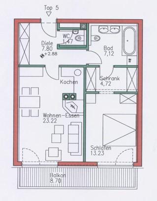 Wohnung zur Miete 2.130 € 2 Zimmer 57,6 m²<br/>Wohnfläche ab sofort<br/>Verfügbarkeit Kitzbühel 6370