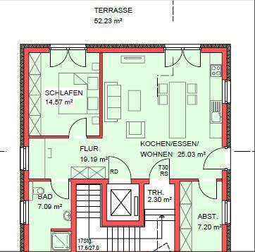 Penthouse zur Miete 1.000 € 2 Zimmer 100 m²<br/>Wohnfläche Aurich Aurich 26603