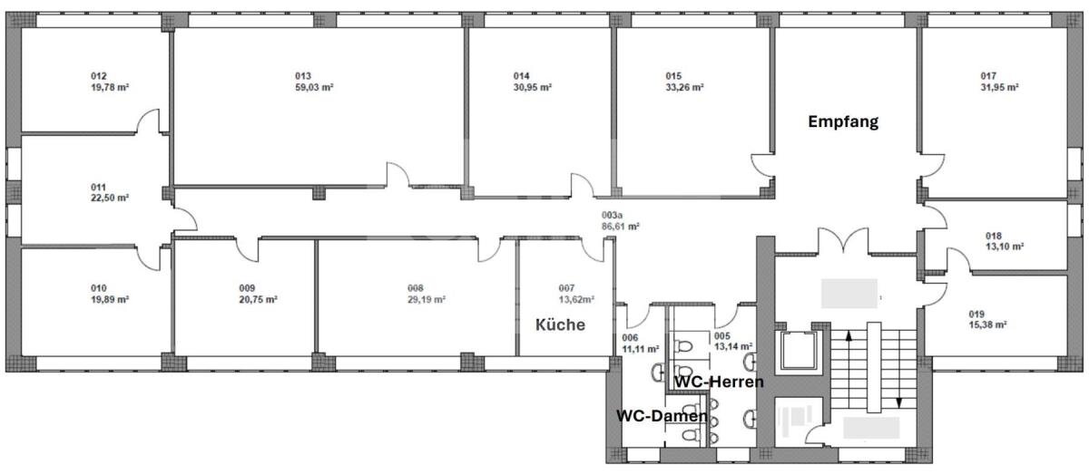 Büro-/Praxisfläche zur Miete 10,50 € 425 m²<br/>Bürofläche ab 425 m²<br/>Teilbarkeit Bergedorf Hamburg 21029