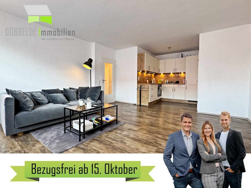 Wohnung zur Miete 490 € 2 Zimmer 54 m²<br/>Wohnfläche 15.10.2024<br/>Verfügbarkeit Halstrup Westerstede 26655