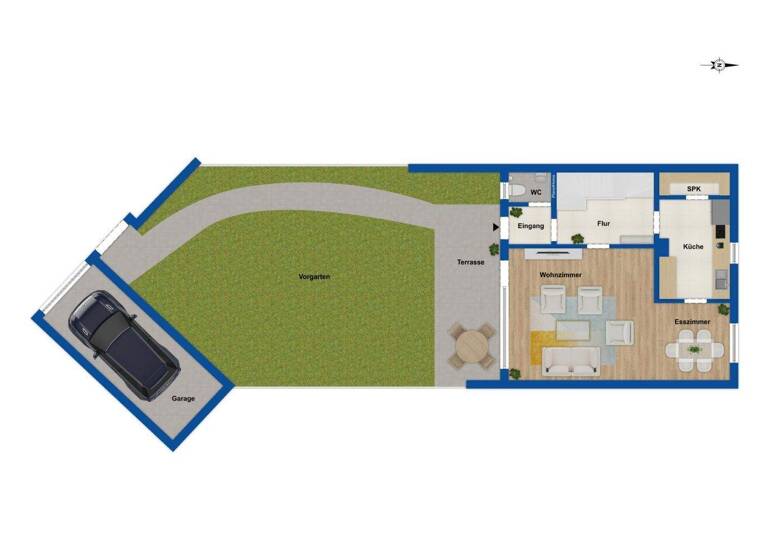 Reihenmittelhaus zum Kauf 285.000 € 4 Zimmer 109,8 m² 317 m² Grundstück Sümmern Iserlohn 58640