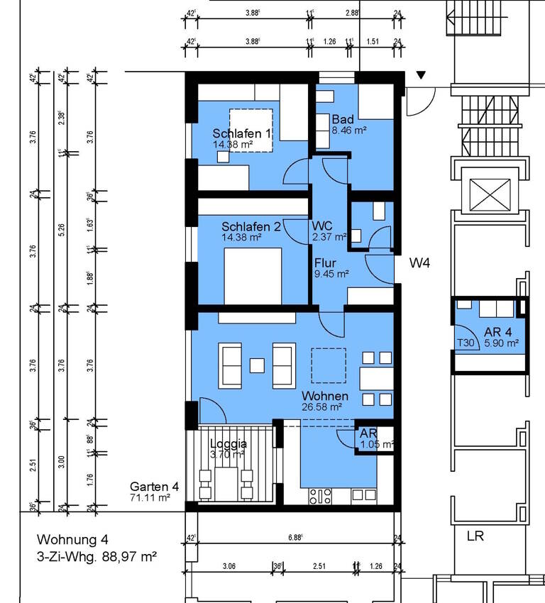 Wohnung zum Kauf 355.000 € 3 Zimmer 89 m²<br/>Wohnfläche Bad Birnbach Bad Birnbach 84364