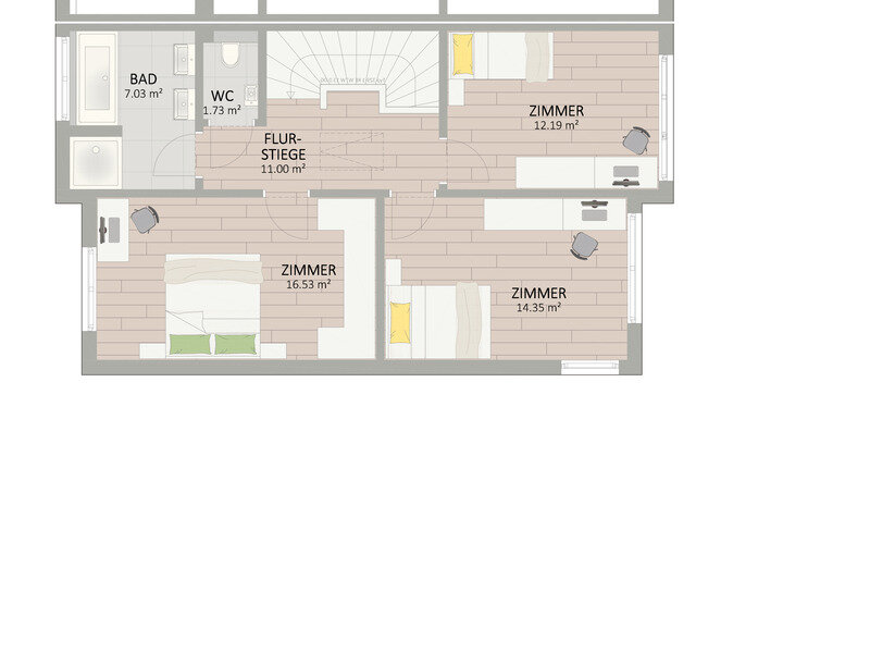 Doppelhaushälfte zur Miete 3.041 € 4 Zimmer 124 m²<br/>Wohnfläche 244 m²<br/>Grundstück ab sofort<br/>Verfügbarkeit Ispergasse 45/Haus 2 Wien(Stadt) 1210