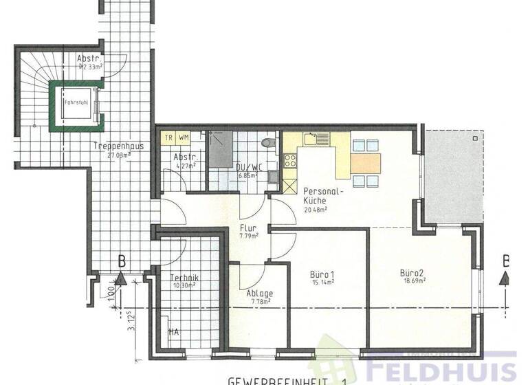 Bürofläche zur Miete - Erstbezug 990 € 4 Zimmer Loga Leer (Ostfriesland) / Loga 26789