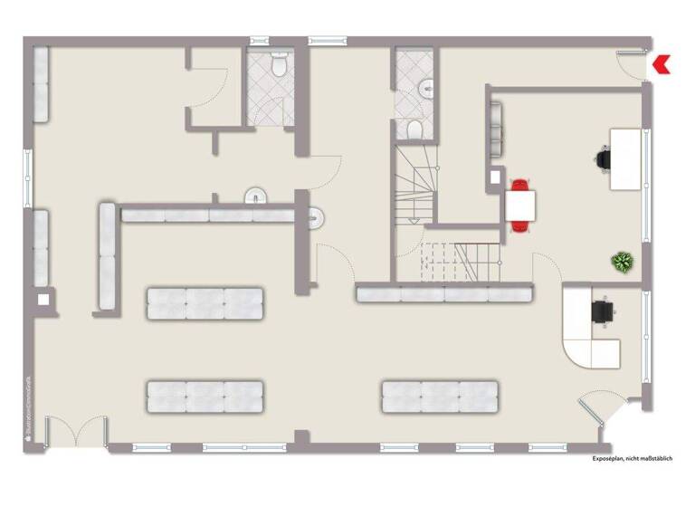 Gewerbeobjekt zum Kauf als Kapitalanlage geeignet 265.000 € 5 Zimmer 262 m² 196 m² Grundstück Warendorf 48231