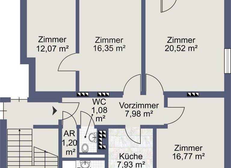 Wohnung zum Kauf 239.000 € 4 Zimmer 87,7 m² 2. Geschoss Hallein 5400