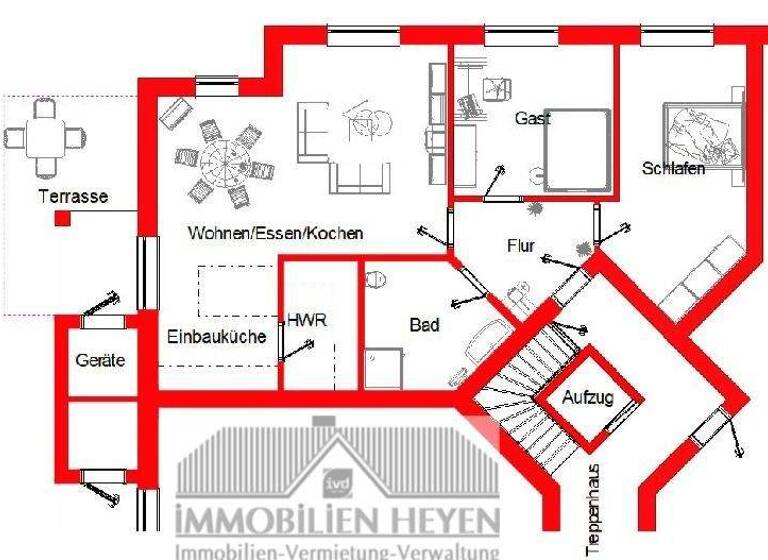 Wohnung zur Miete 1.050 € 3 Zimmer 101,4 m² Papenburg 26871