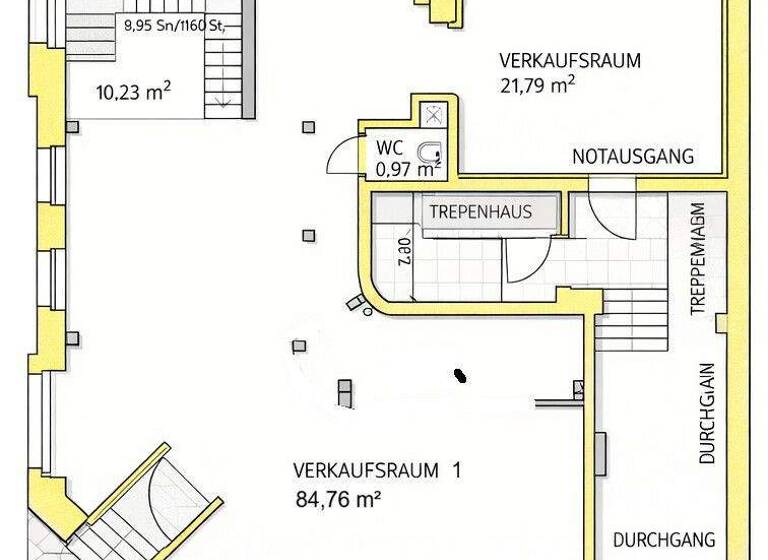 Bürofläche zur Miete 5.900 € 220 m² Bürofläche Altstadt Freiburg im Breisgau 79098