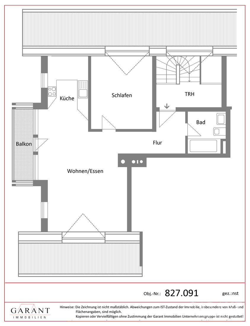 Wohnung zum Kauf 75.000 € 2 Zimmer 50 m²<br/>Wohnfläche 2.<br/>Geschoss Untergriesbach Untergriesbach 94107