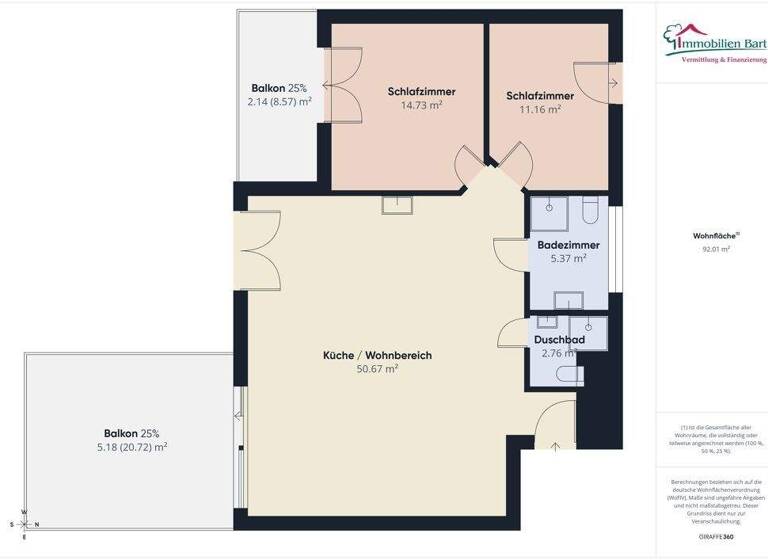 Wohnung zum Kauf 438.800 € 3 Zimmer 92 m² Nennig 66706