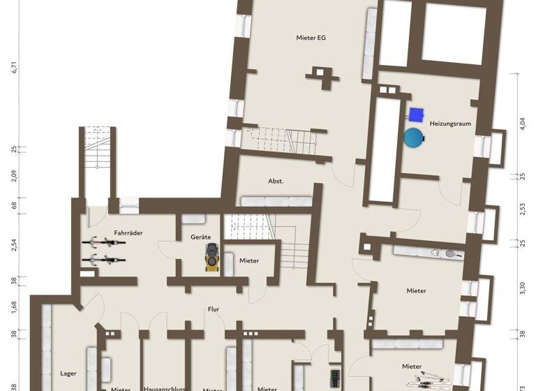 Mehrfamilienhaus zum Kauf 420.000 € 32 Zimmer 577 m² 590 m² Grundstück Oschatz 04758