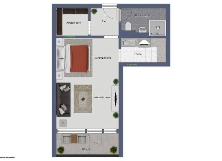 Studio zum Kauf 139.000 € 1 Zimmer 37,2 m² 7. Geschoss Umkirch 79224