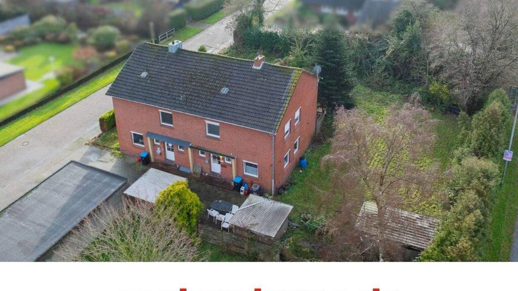 Doppelhaushälfte zum Kauf 99.500 € 5 Zimmer 90 m² 645 m² Grundstück Weener 26826