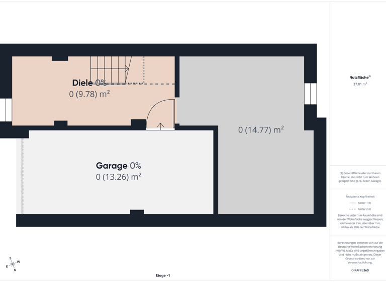 Reihenendhaus zum Kauf 269.000 € 3 Zimmer 75 m² 263 m² Grundstück Stuhr 28816