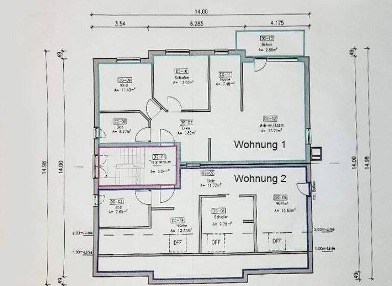 Wohnung zum Kauf 290.000 € 5,5 Zimmer 136 m² 2. Geschoss Hellstein Brachttal 63636