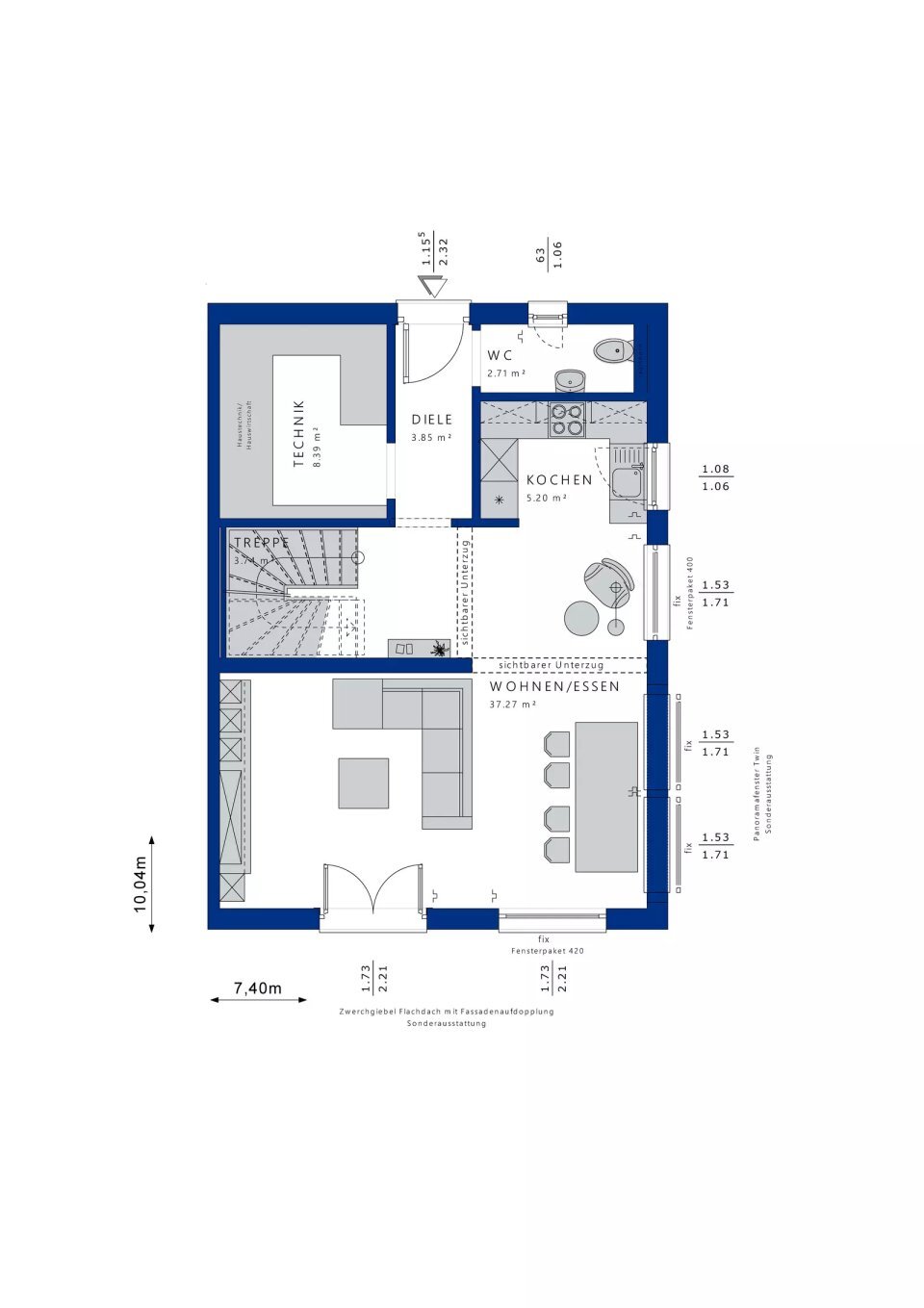 Doppelhaushälfte zum Kauf provisionsfrei 539.340 € 5 Zimmer 122 m²<br/>Wohnfläche 375 m²<br/>Grundstück Burg - Dorperhof Solingen 42659