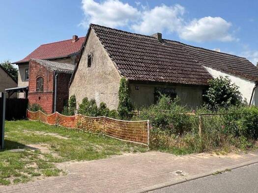 Doppelhaushälfte zum Kauf 35.000 € 2 Zimmer 60 m² 150 m² Grundstück Rosenstraße 57 Dechtow Fehrbellin 16833