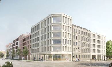 Wohnung zur Miete - Neubau 634 € 2 Zimmer 48,8 m² 2. Geschoss Riebeckstraße 35 Reudnitz-Thonberg Leipzig 04317