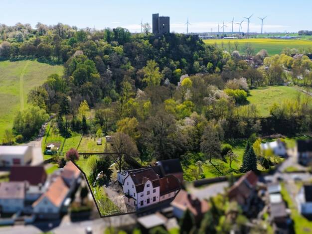 Einfamilienhaus zum Kauf 95.000 € 10 Zimmer 105 m² 1.636 m² Grundstück Alte Poststraße Harkerode Arnstein 06456