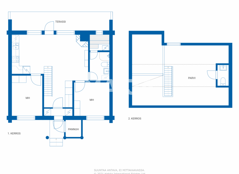 Reihenmittelhaus zum Kauf 159.000 € 3 Zimmer 67,2 m² 1.763 m² Grundstück Välipolku 1 Kemijärvi 98720